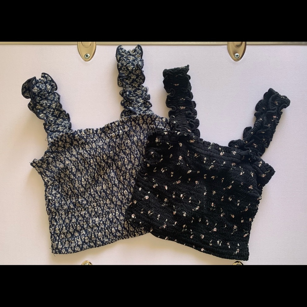 Hollister ruched crop top bundle